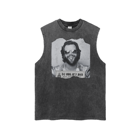 Bruce Ryder Mug Shot Oversized Streetwear Tank