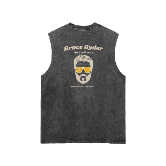 Bruce Ryder Mug Shot Oversized Streetwear Tank